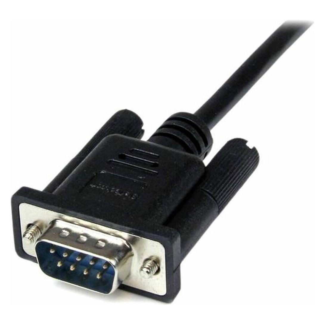 StarTech 2m Black Db9 Null Modem Cable (2 m, Parallel (Drucker)) (SCNM9FM2MBK)