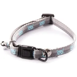 Martin Sellier Nylon-Halsband für Katzen mit Schnurrbart (Katze, Allgemein, Spazieren), Halsband + Leine