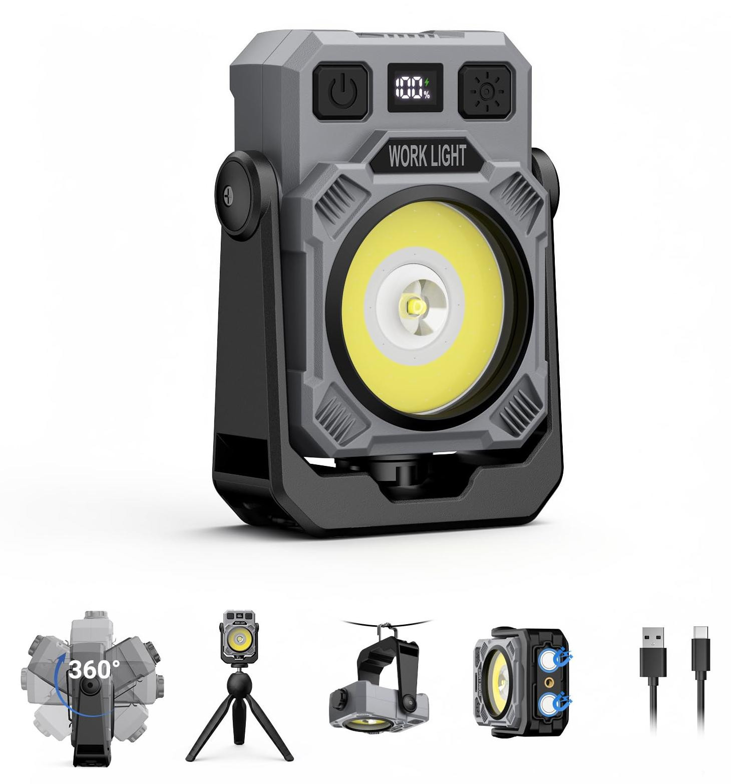 Dripio Oplaadbare LED Werklamp met Magnetische Bevestiging