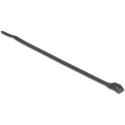 Delock 19466 Kabelbinder Schwarz Hitzestabilisiert, flexibel, Flammhemmend 100 St.
