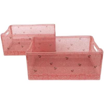 Aufbewahrungsbox Glitzer - 2 Pack