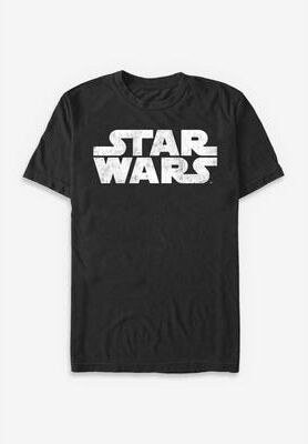 Men's Big & Tall Classic Star Wars Logo Tee by Star Wars in Black (Size LT)