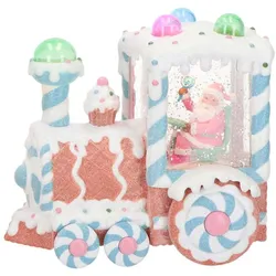 Gingerbread Train Water Spinning blau