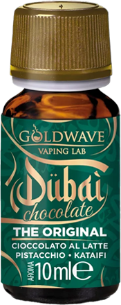 Goldwave Dubai Chocolate The Original Aroma Concentrato 10ml Cioccolato Latte Pistacchio Kataifi