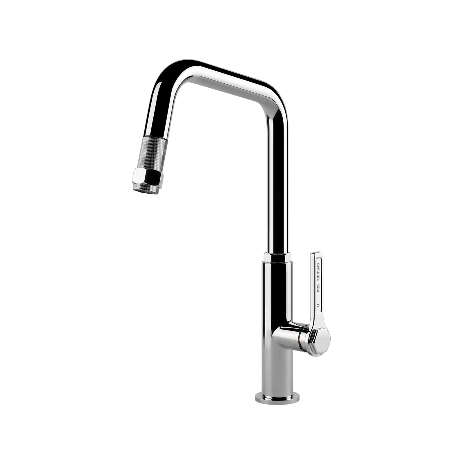 Gessi 60053, Ziehen, Chrom, Hebelgriffe, Einzelbild, 3/8", 360°