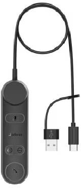 Jabra GN Jabra Engage 50 II Link UC USB C/A Unité de contrôle USB‑C/A pour Jabra Engage 50 II : SmartRinger, busylight, commandes programmables & gestion