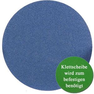 Ekamant Deutschland GmbH Schleifscheibe 150 mm Klett - Zirkonkorund - 5er Pack