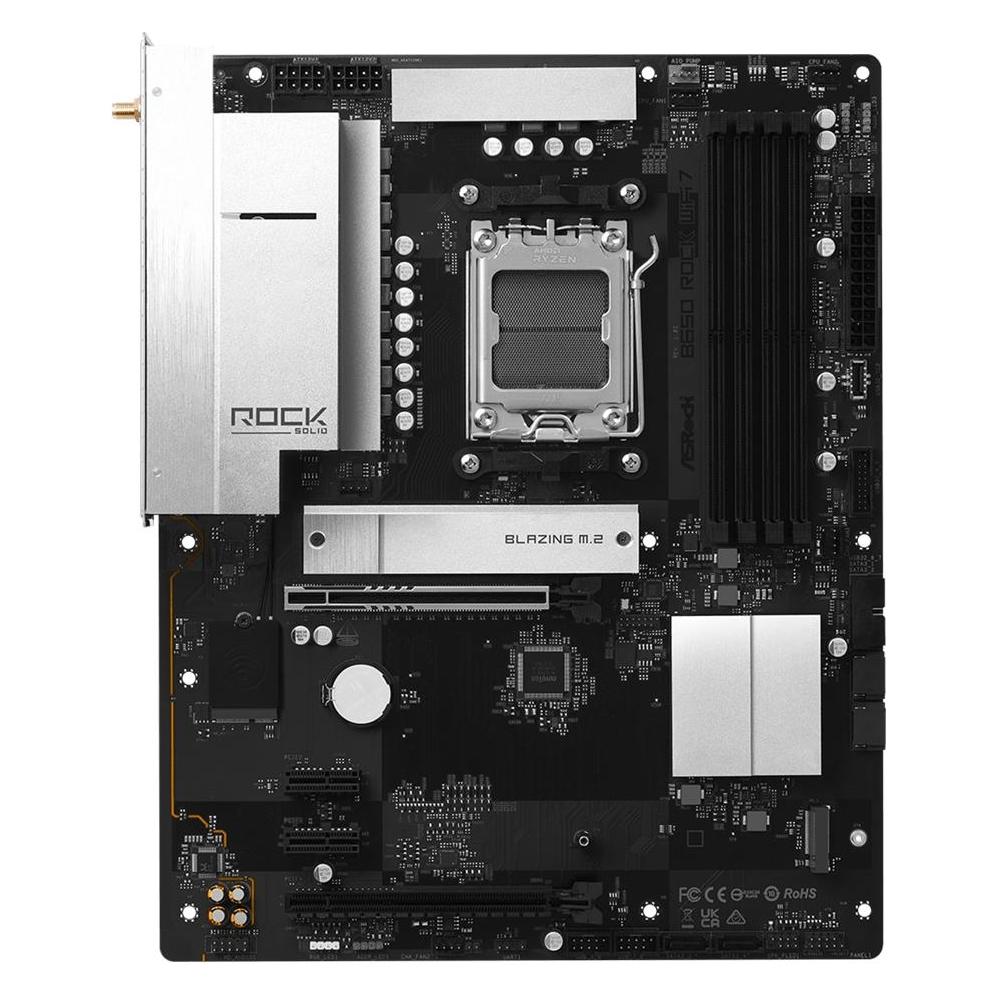 AsRock B650 Rock WiFi7 AM5 ATX (AM5, AMD B650, ATX) (90-MXBUY0-A0UAYZ)