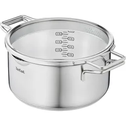 Tefal Nordica, Pfanne + Kochtopf, Silber
