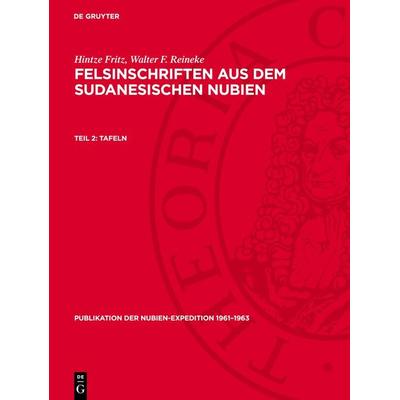 Tafeln, Gebundene Ausgabe von Hintze Fritz,Walter F. Reineke, De Gruyter, 978-3-11-272268-8