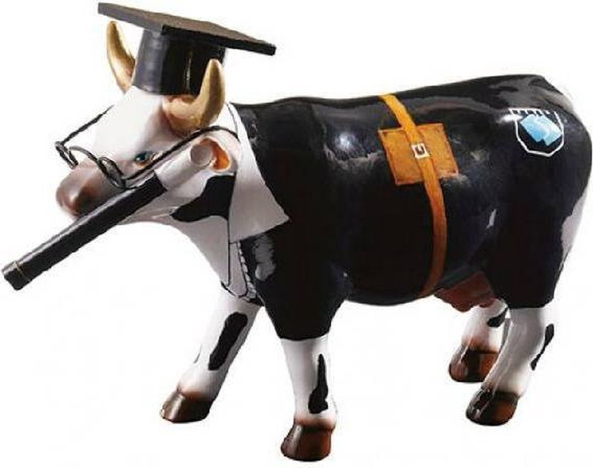 CowParade Cow Doutora - Medium tafeldecoratie