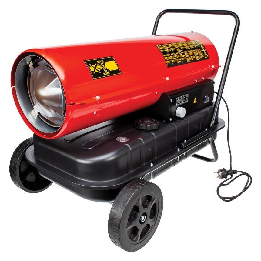 Perel Diesel-Heissluftkanone 30kW, industrielle Bauheizung für Innen- und Aussenbereiche (30000 W) (FT130CN)