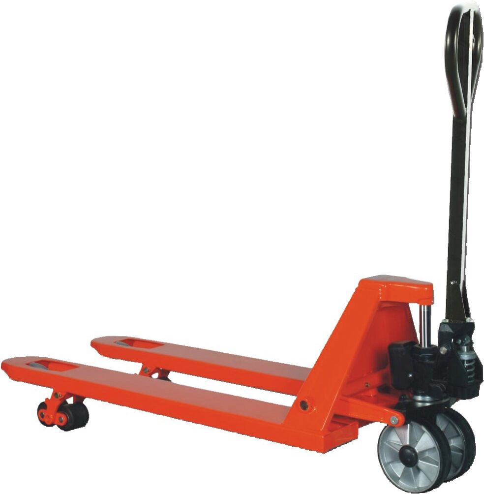 Transpalette manuel premium 2,5T 1150 x 550 mm STOCKMAN AC 25CBV Orangé sang