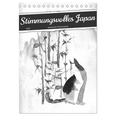 Stimmungsvolles Japan (Tischkalender 2027 DIN A5 hoch), CALVENDO Monatskalender