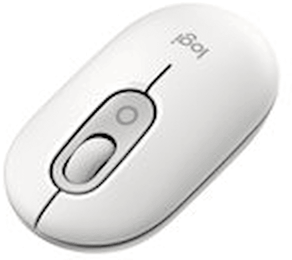 POP Mouse with emoji, White