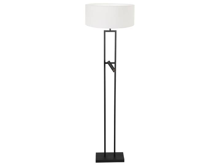 Lampadaire Tiquisio type B Ø 50cm Blanc/Blanc Lin LED E27