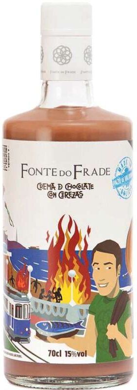 Font Do Frade Crema de Chocolate con Cerezas 70cl 15,00% - Pazo de Valdomiño