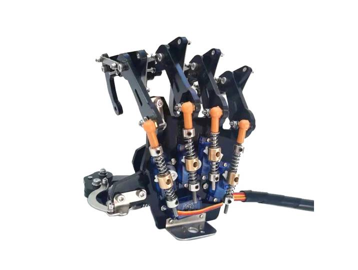 Main de Robot 5 DOF avec 5 Doigts Servo-Commande Stores Paume Bionique Droite pour ArduISA, Kit de Bricolage, Pince Programmable