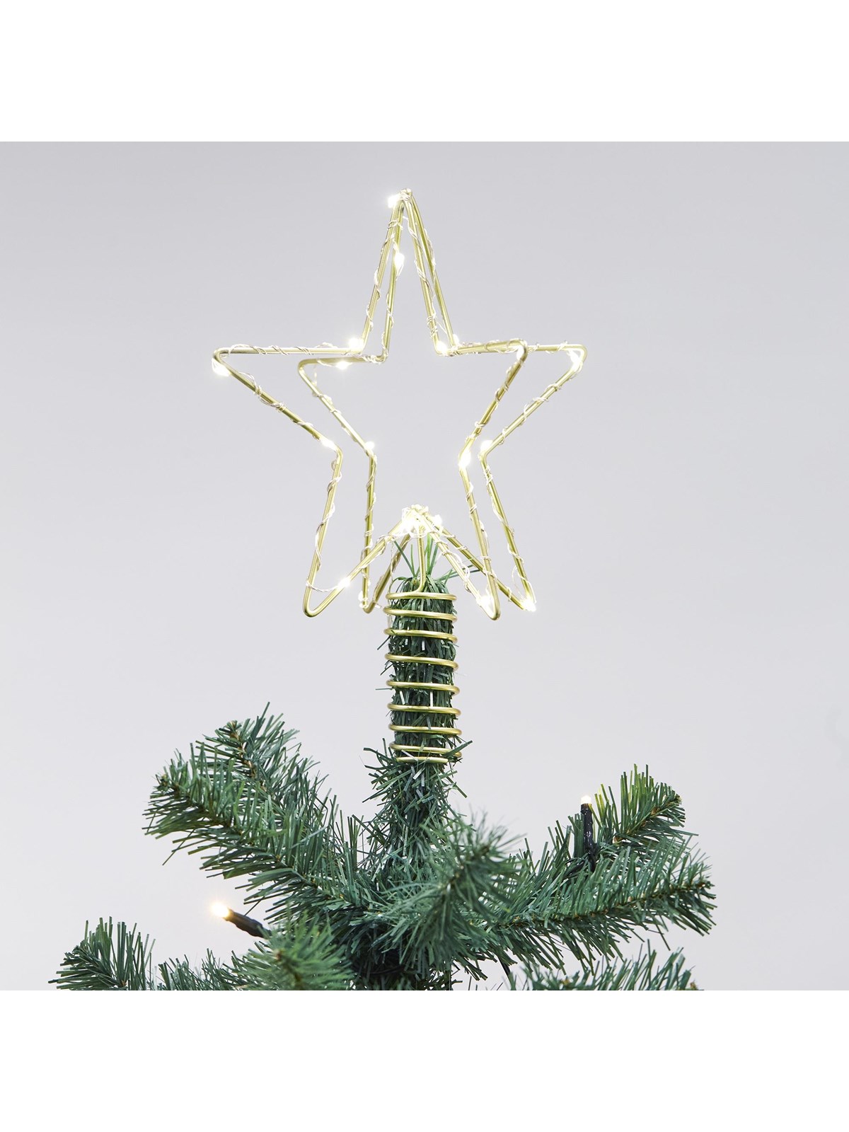 NORDIC WINTER 3D Christmas start w/LED og connector