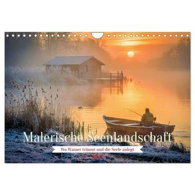 Malerische Seenlandschaft (Wandkalender 2027 DIN A4 quer), CALVENDO Monatskalender