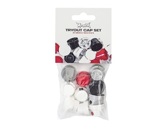 Montana Cans TRYOUT Cap Set Spray Caps, kleurrijk, verschillend, 10