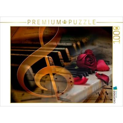 CALVENDO Puzzle Klavier Solo für zehn Finger | 1000 Teile Lege-Größe 64x48cm Foto-Puzzle für glückliche Stunden, Sonstige von , Calvendo Puzzle