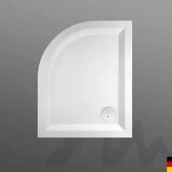 Mauersberger Duschwanne „albis“ 1000 × 800 mm in Weiß