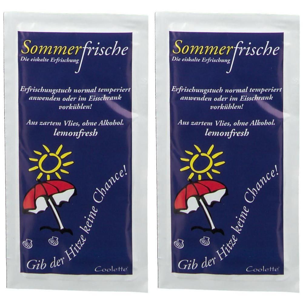 Sommerfrische lemonfresh Erfrischungstuch 2x 2x10 St Tücher