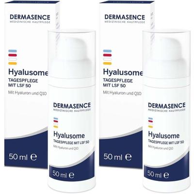 Dermasence Hyalusome Tagespflege mit LSF 50 2x 2x50 ml Emulsion