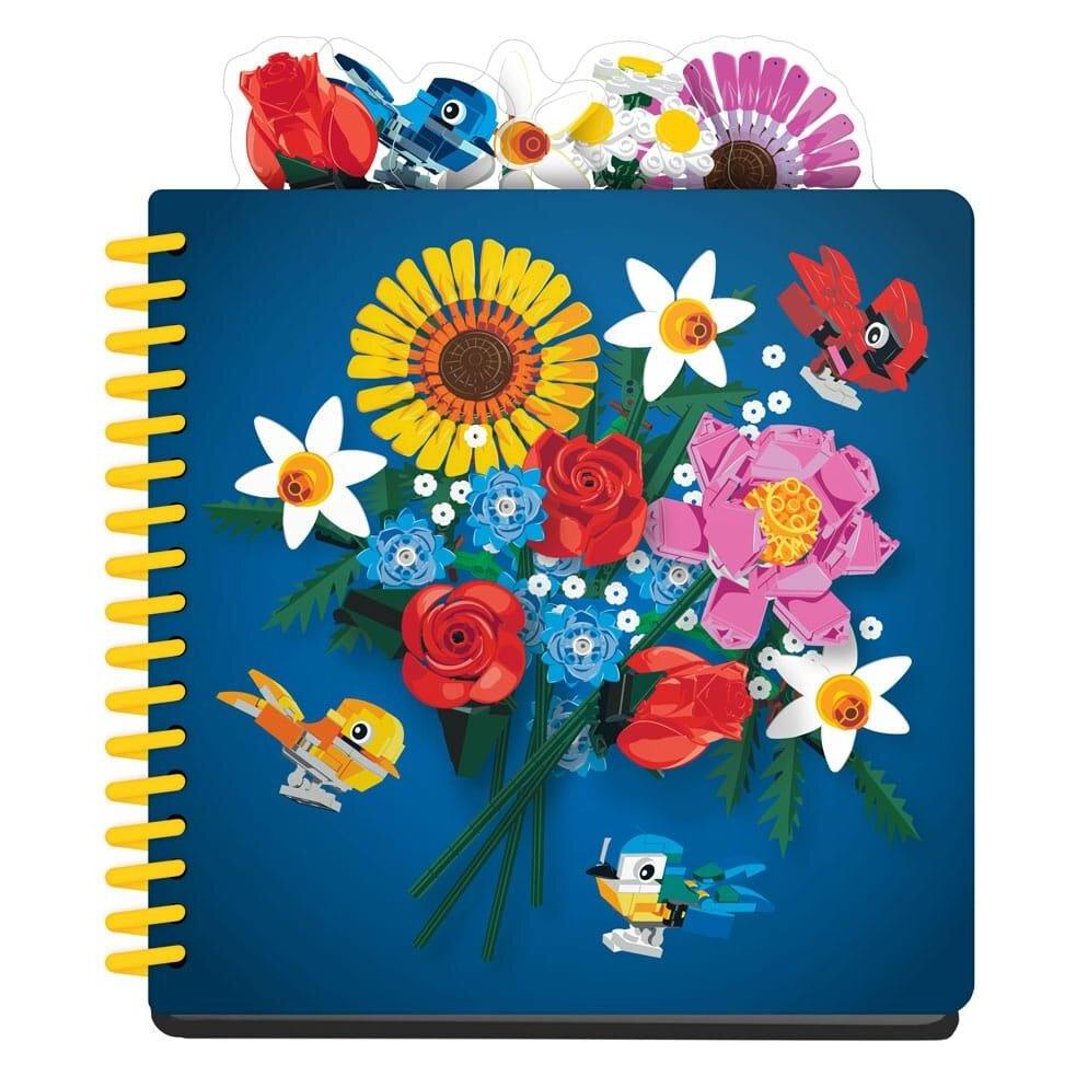 LEGO Icon Tab-Notizbuch Botanicals (15,2 x 15,2 cm, Gepunktet, Weicher Einband) (53595)