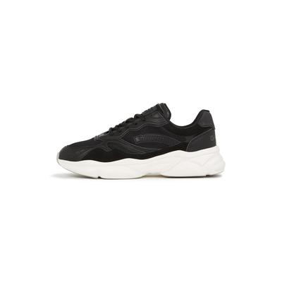 Sneaker G-STAR "Belle Basic Sneaker", Damen, Gr. 38, schwarz, 60% Textil, 26% Polyurethan, 9% Suede, 5% Polyurethan, Schuhe Sneaker