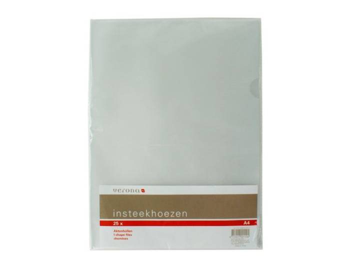Verona 2110 - Plastic L mappen A4 - 25 stuks