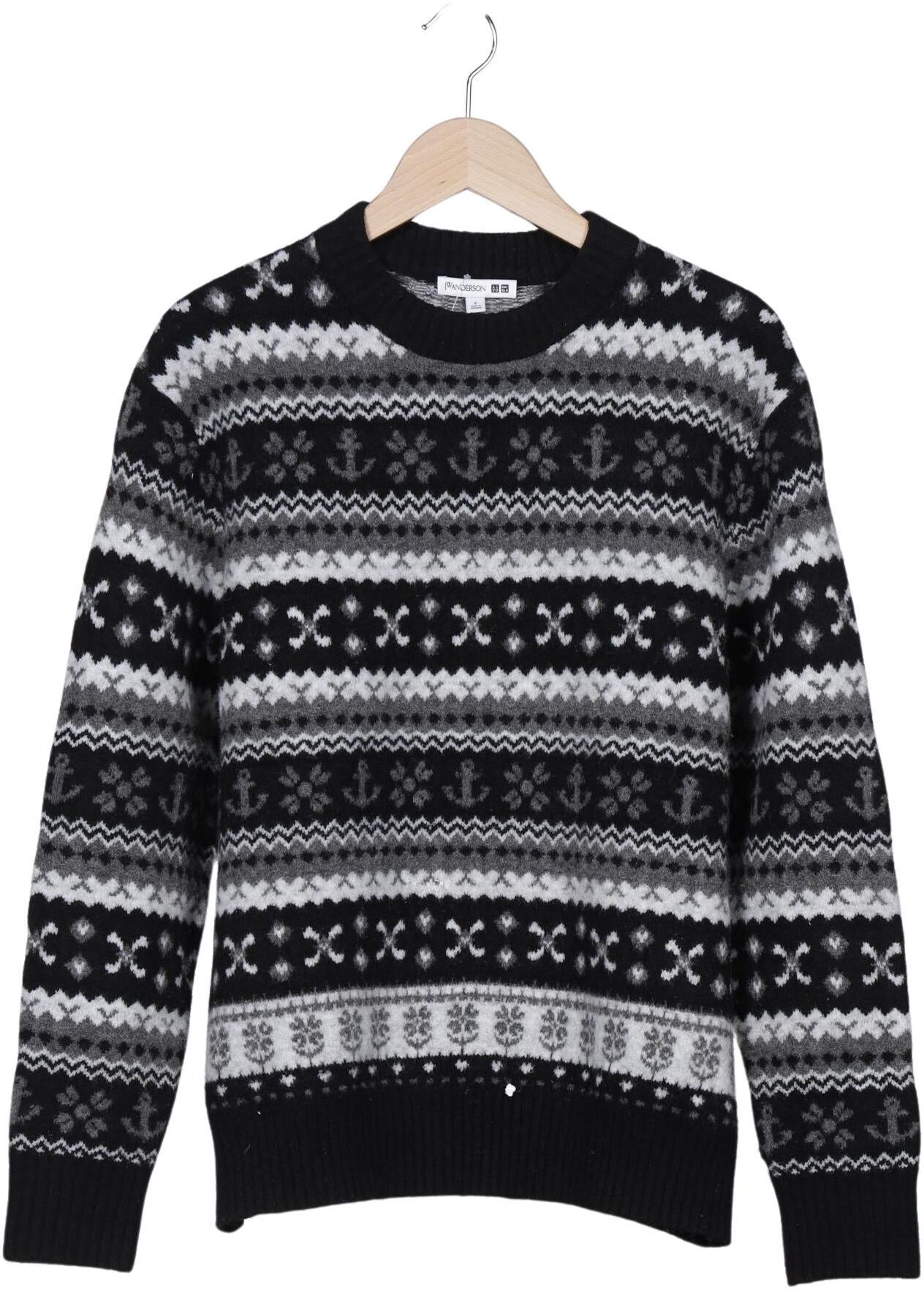 JW Anderson & Uniqlo Herren Pullover, Mehrfarbig, Gr. S, Synthetik / Wolle / Elasthan - Second Hand
