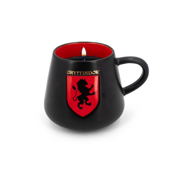 Harry Potter Geurkaars Keramiek - Zwart - B/D/H: 9,5 x 8,0 x 30,0 cm