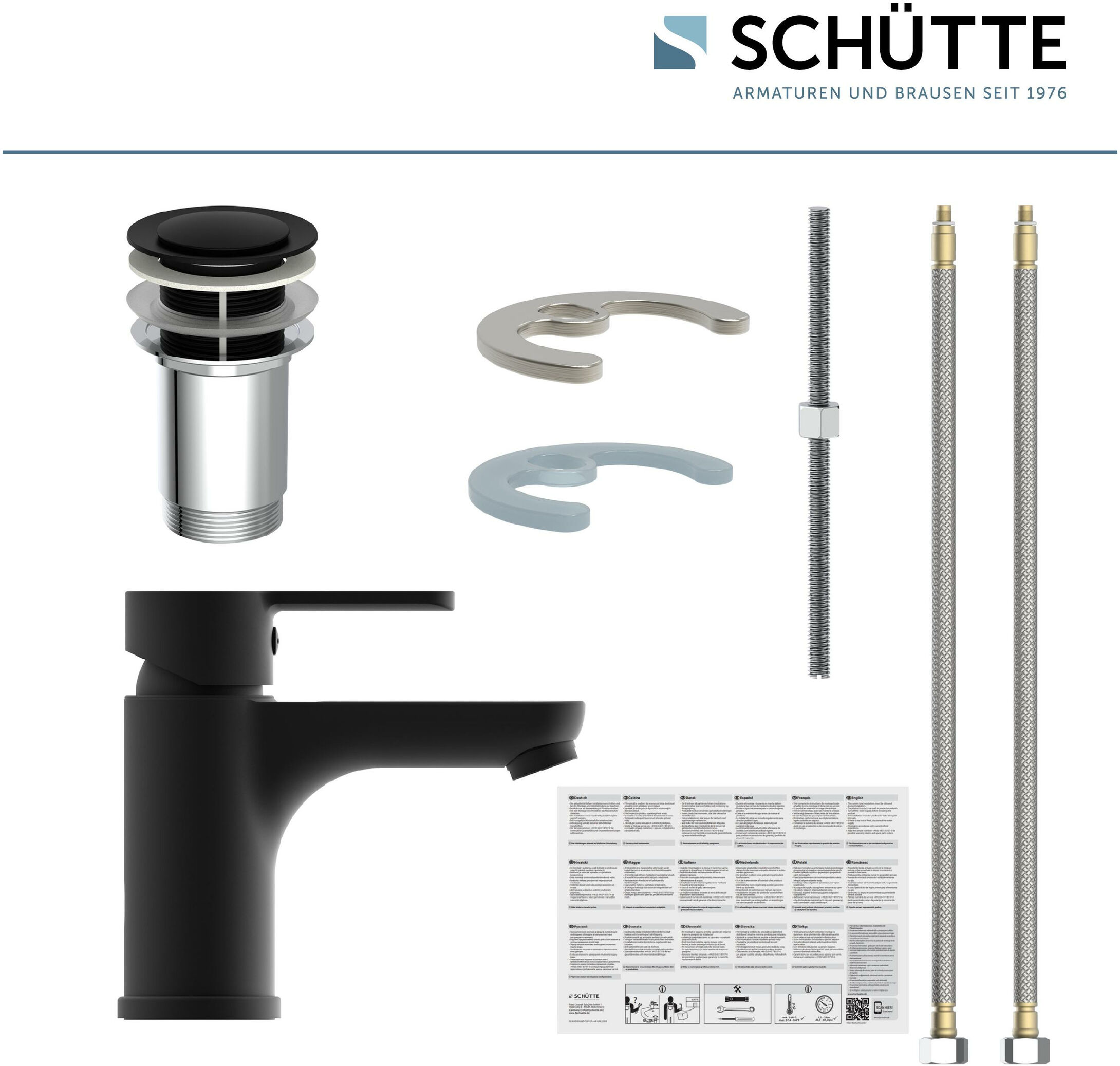 SCHÜTTE Badarmaturen Serie »Denver«, schwarz