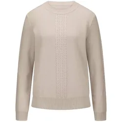 Rundhals-Pullover aus Schurwolle und Kaschmir Fadenmeister Berlin beige, 42