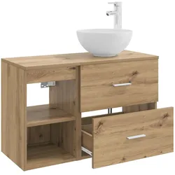 vidaXL, Badmöbelset, Badezimmermöbel-Set