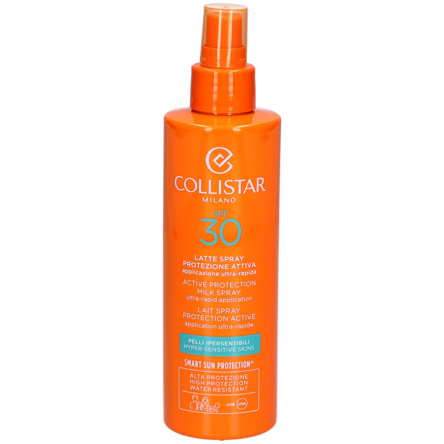 Collistar Active Protection Milk Spray Ultra-Rapid Application Spf 30 234ml 200 ml Dosierspray