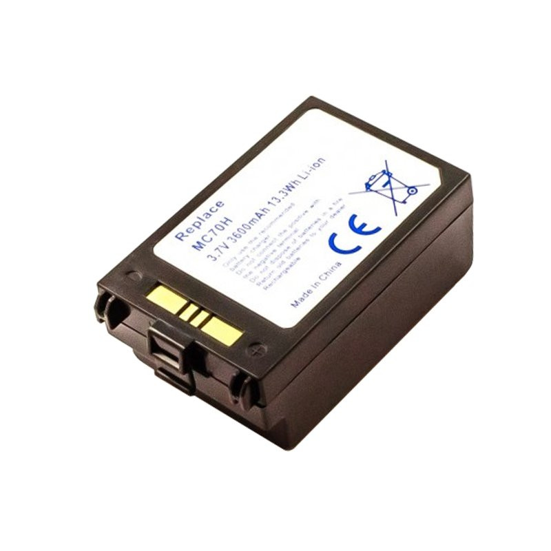 AccuCell Batterij voor Symbol MC70, 3,7 V, 3800 mAh, B/D/H: 60,49 x 36,71 x 24,70 mm