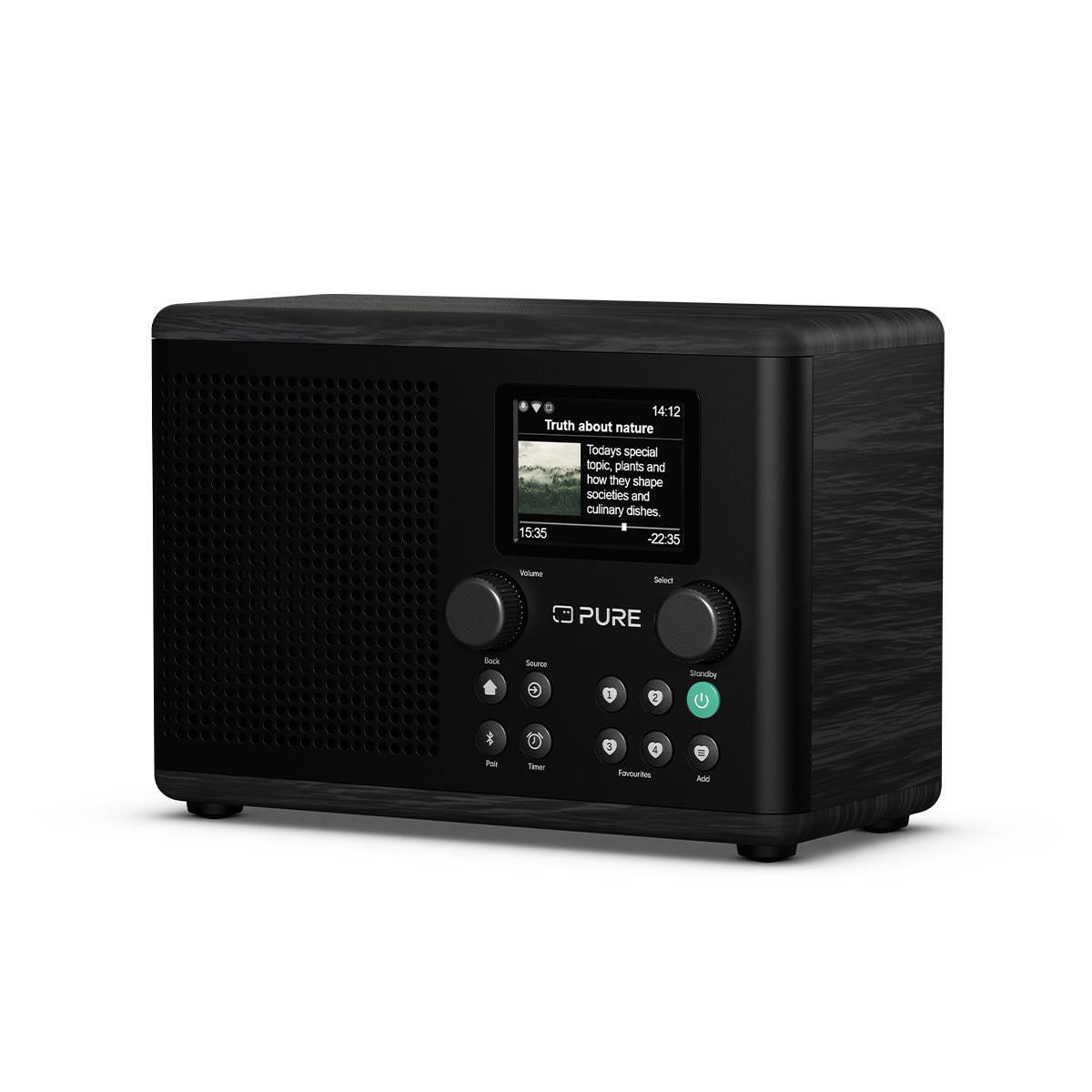 Pure Classic H4i Digitalradio Kaffee Schwarz/Esche 254585