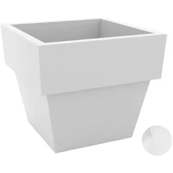 Vondom »VASO» Cuadrado Outdoor Pflanzengefäß 60x60 cm / Black / Lackiert Hochglanz