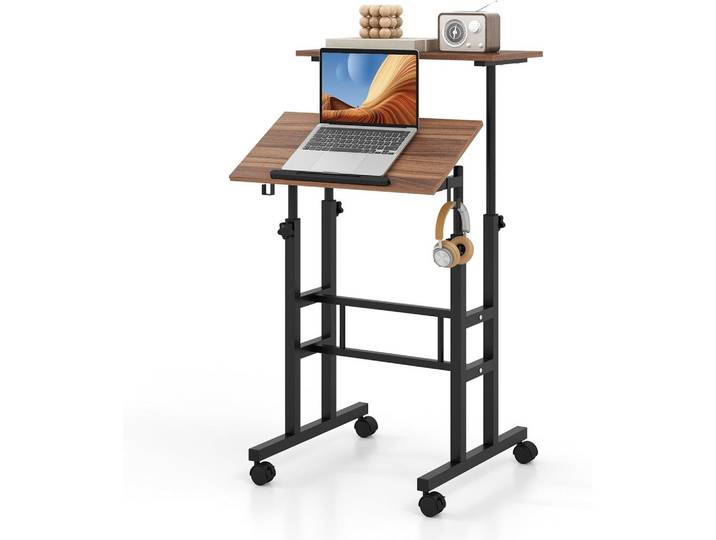 COMPUTERTISCH Walnuss