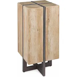 Barhocker Garrett aus Tannenholz, modernes Design, skandinavischer Stil, natur, Metallgestell