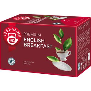 Teekanne Tee Premium English Breakfast, Schwarzer Tee nach englischer Art, 35 g, 20 Beutel