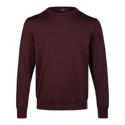 Rundhals-Pullover Peter Hahn rot, 58