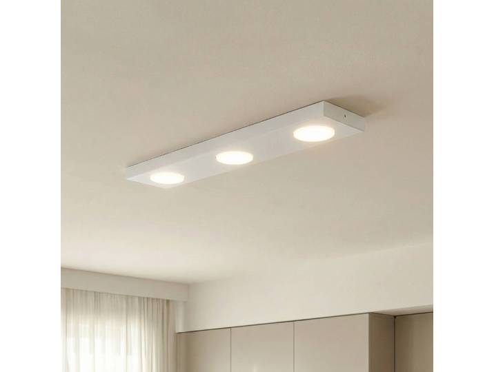 Deckenleuchte Hero SIGMA, dimmbar, weiß / opal, für Flurbereich, Metall, Modern, Deckenlampe