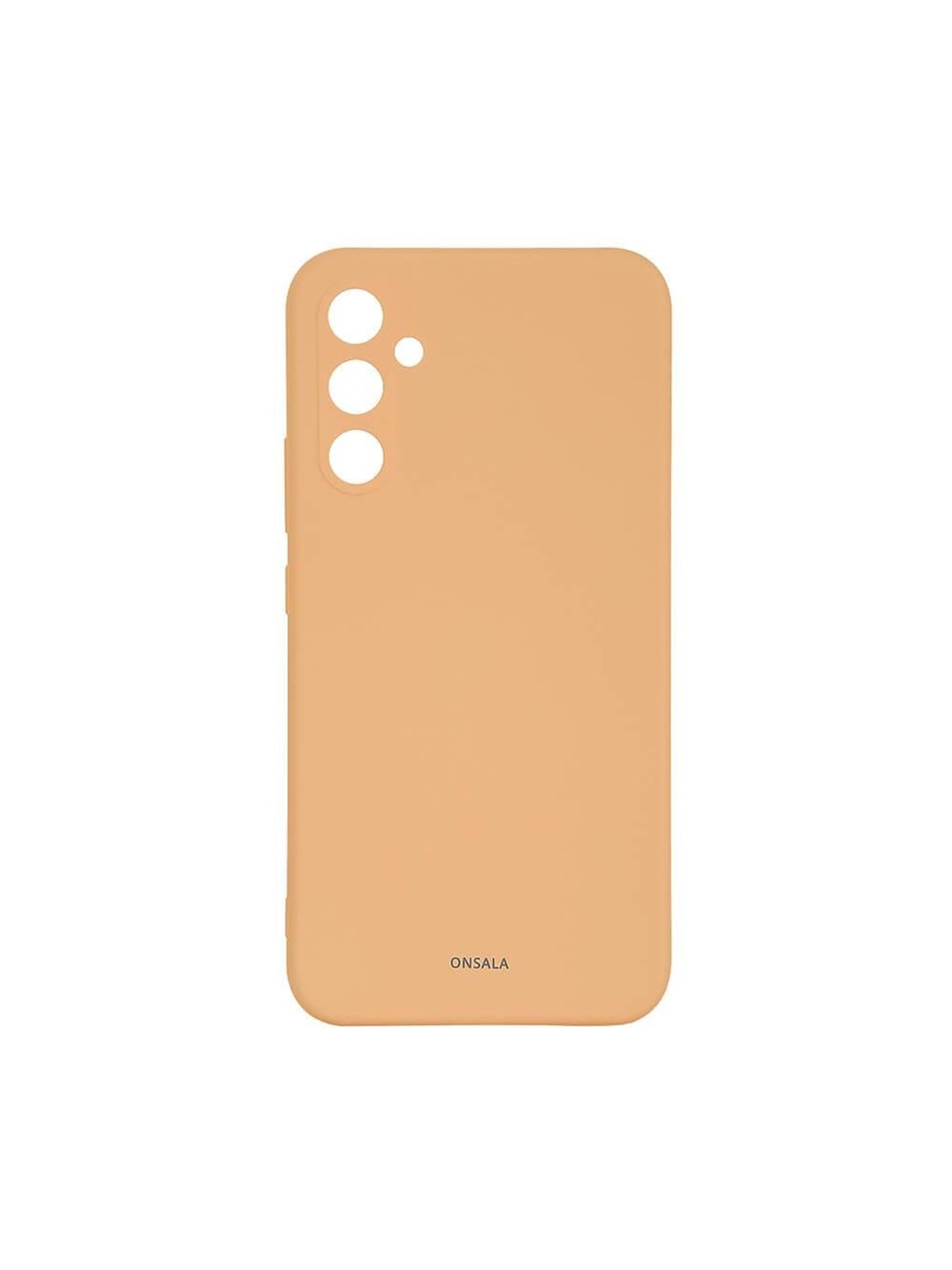 ONSALA Phone Case with Silicone Feel Apricot - Samsung A35 5G
