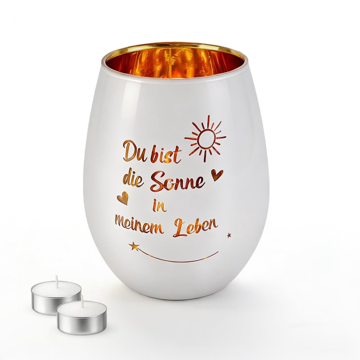 Solidchoice Glazen Kandelaar voor Aromatherapie met Pilaarhouder