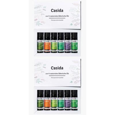 Ätherische Öle Set naturrein Top 6 Aromatherapie 2x 2x60 ml Ätherisches Öl