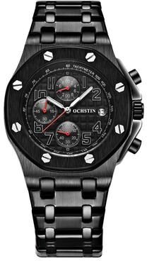 Everyday Crate OCHSTIN 6100D Mens Luminous Quartz Stainless Steel Watch black 02